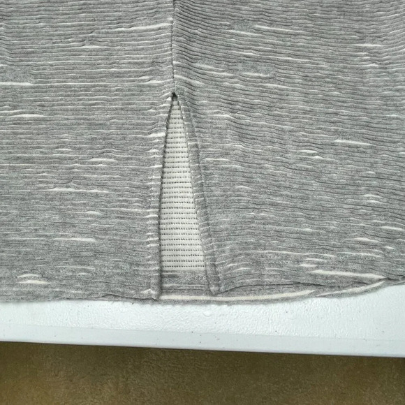 Anthropologie Dolan Left Coast Collection Grey Straight Ribbed Midi Skirt Sz XS - Picture 8 of 11